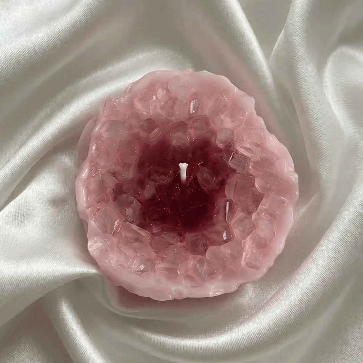Vela Cuarzo Rosa