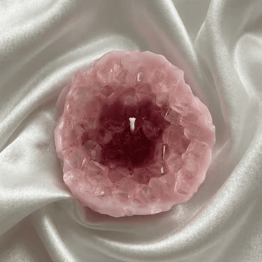 Vela Cuarzo Rosa